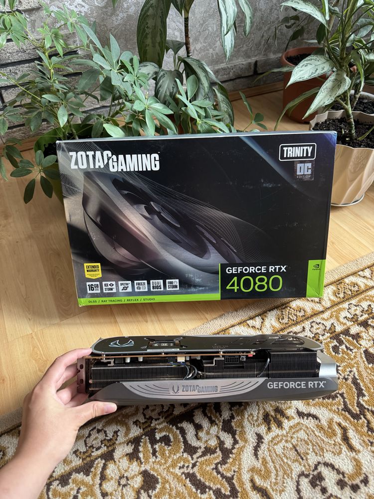 ZOTAC GAMING GeForce RTX 4080 Trinity 16GB GDDR6X (Читайте Опис)