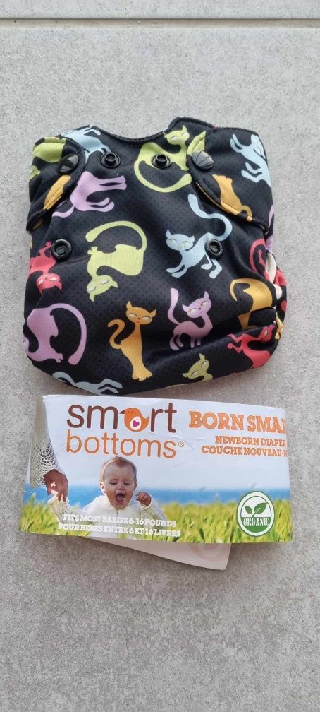AIO nb noworodkowe Smart bottoms - koty