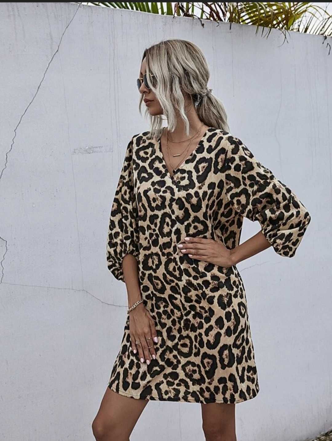 Tunica nova leopardo tamanho S