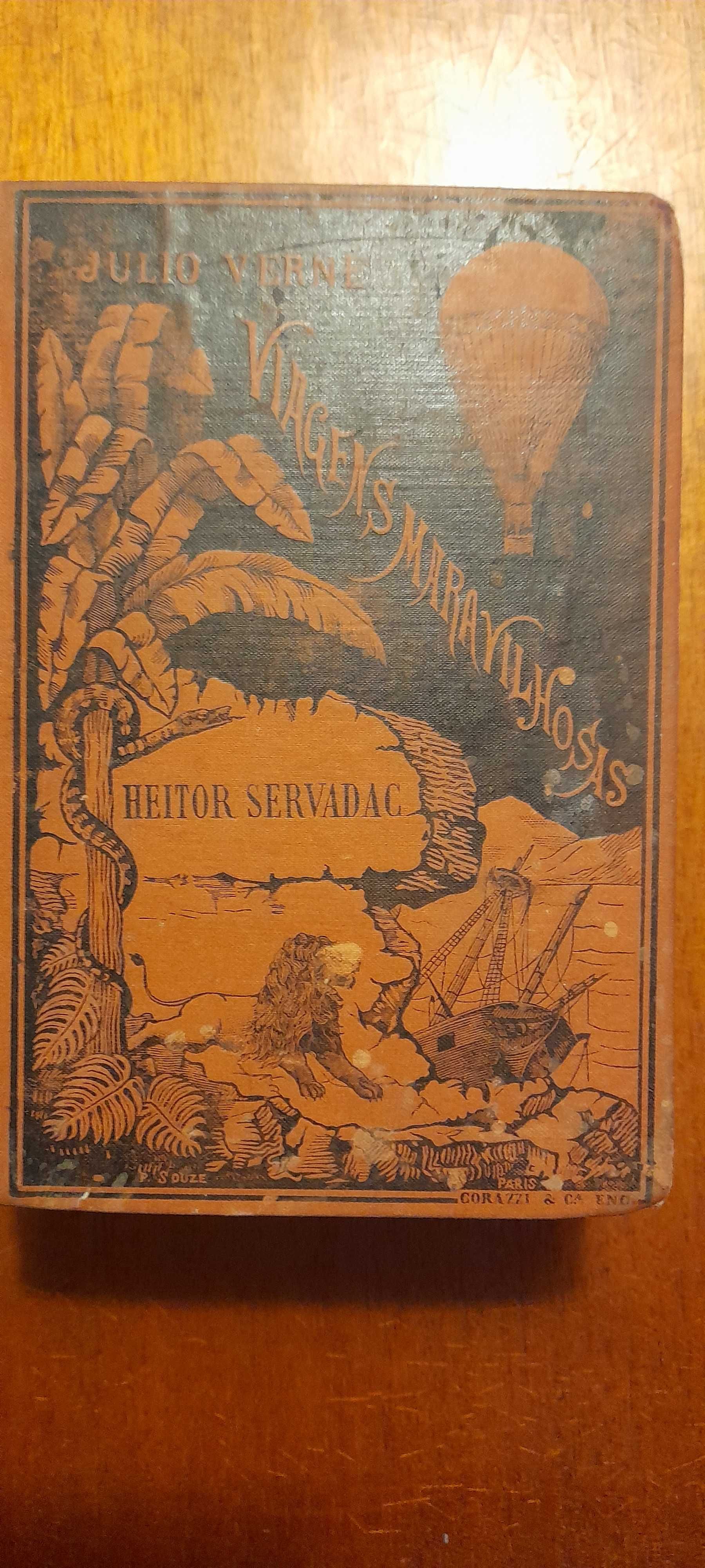 Livros antigos Julio Verne