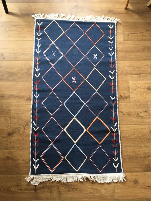 Dywanik zmywalny dwustronny kilim turecki w rozmiarze 80×150