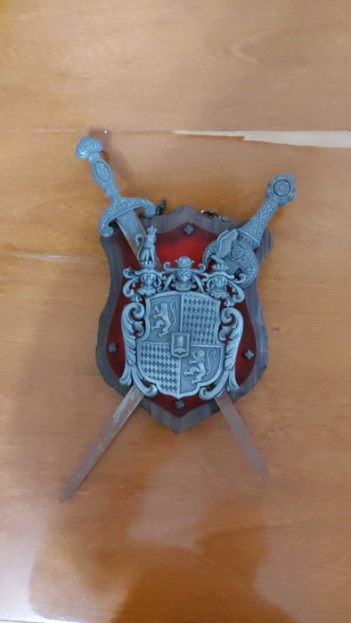 Panóplias Medievais Decorativas (Conjunto 3 Peças)