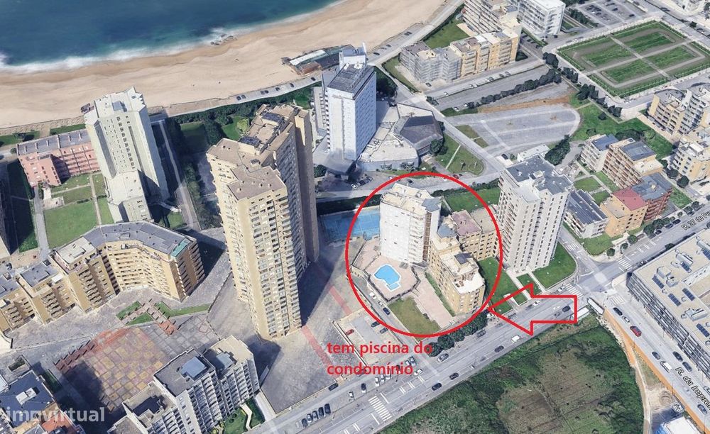 Apartamento T3 Com Piscina Para Arrendar - 900 Euros/ Mês