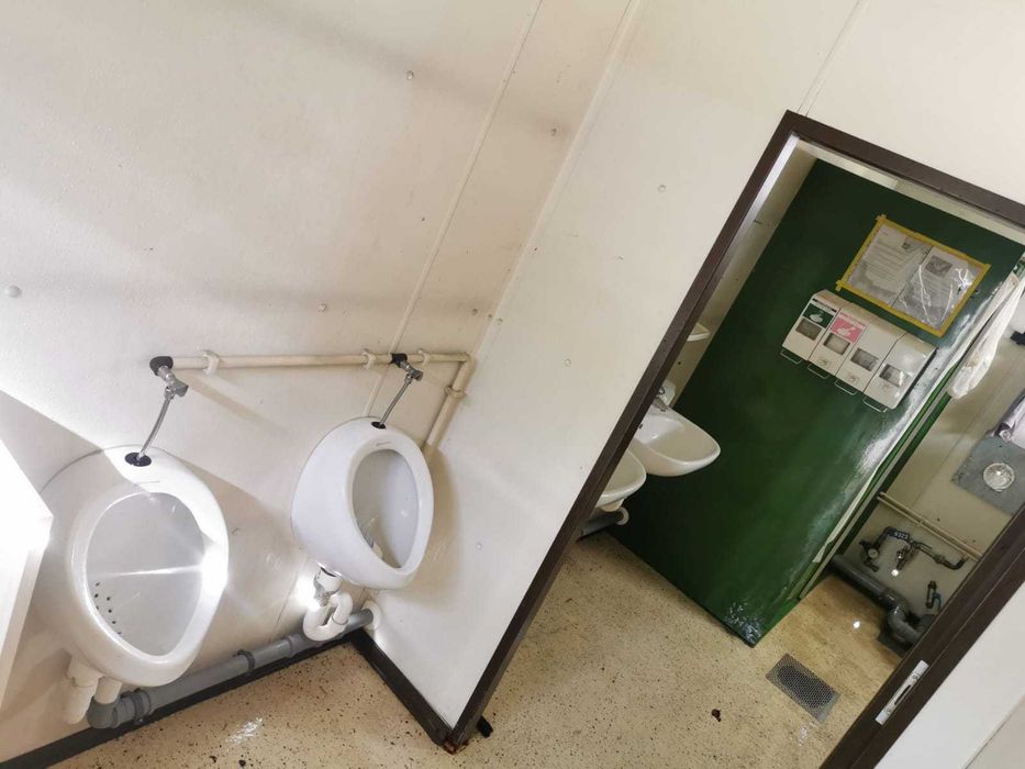 Kontener sanitarny , prysznic, wc, umywalki