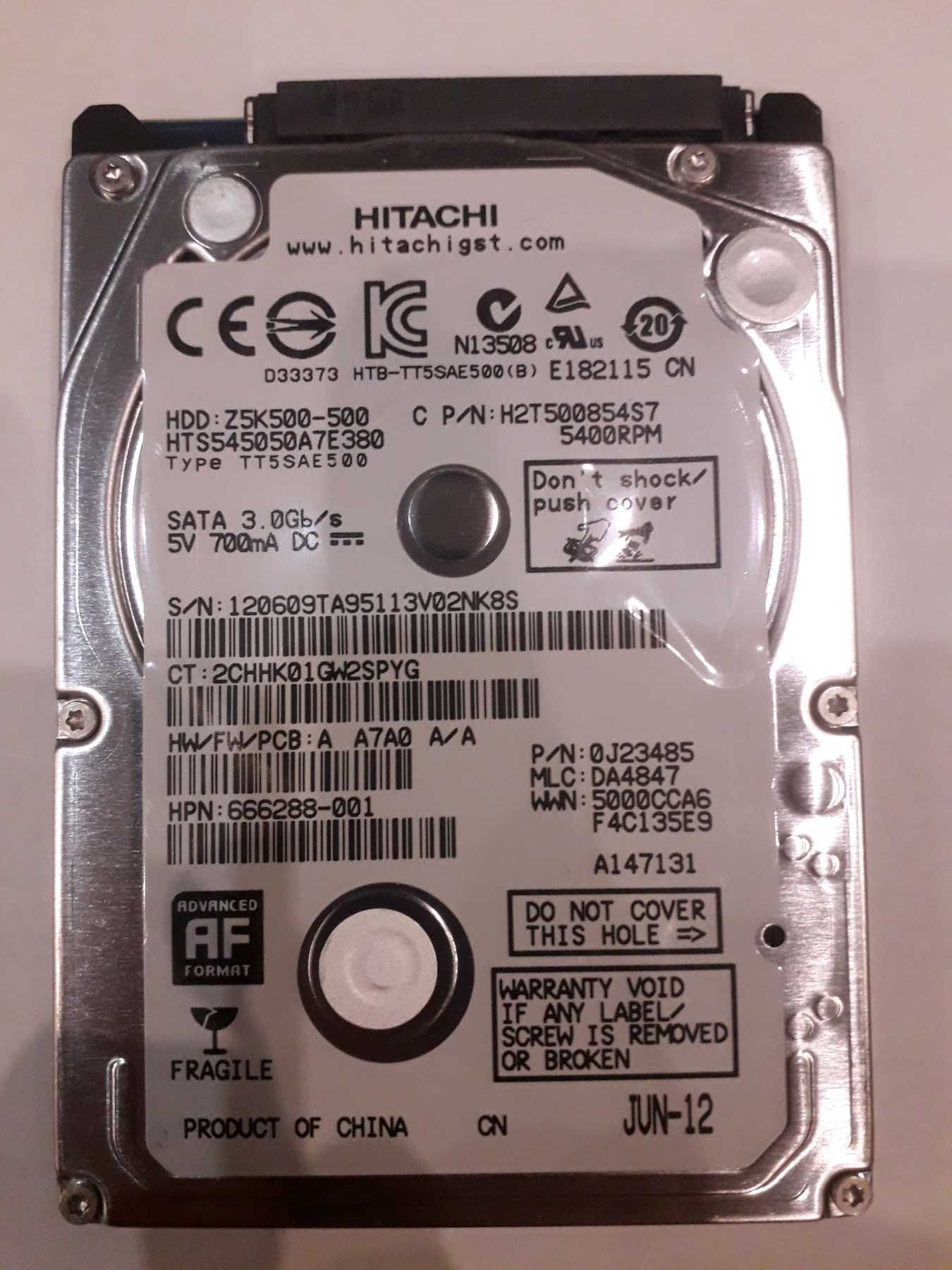 HDD диски Western digital, Hitachi