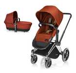 Cybex Priam Light Seat Autumn Gold 2w1 + adaptery, pokrowiec, mufka