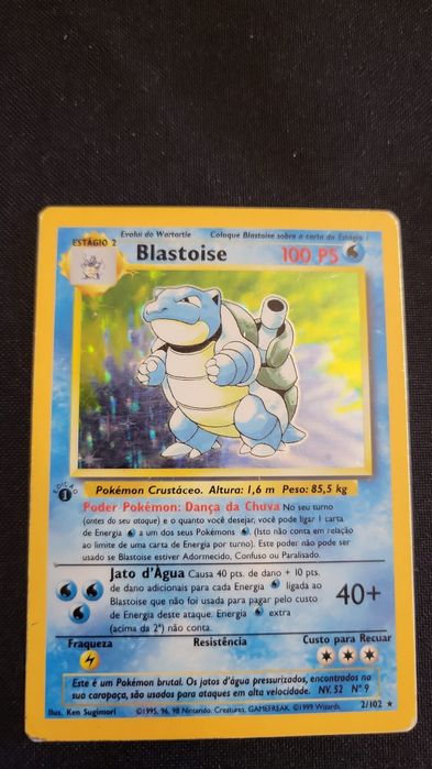 Blastoise 1st edicao pokemon