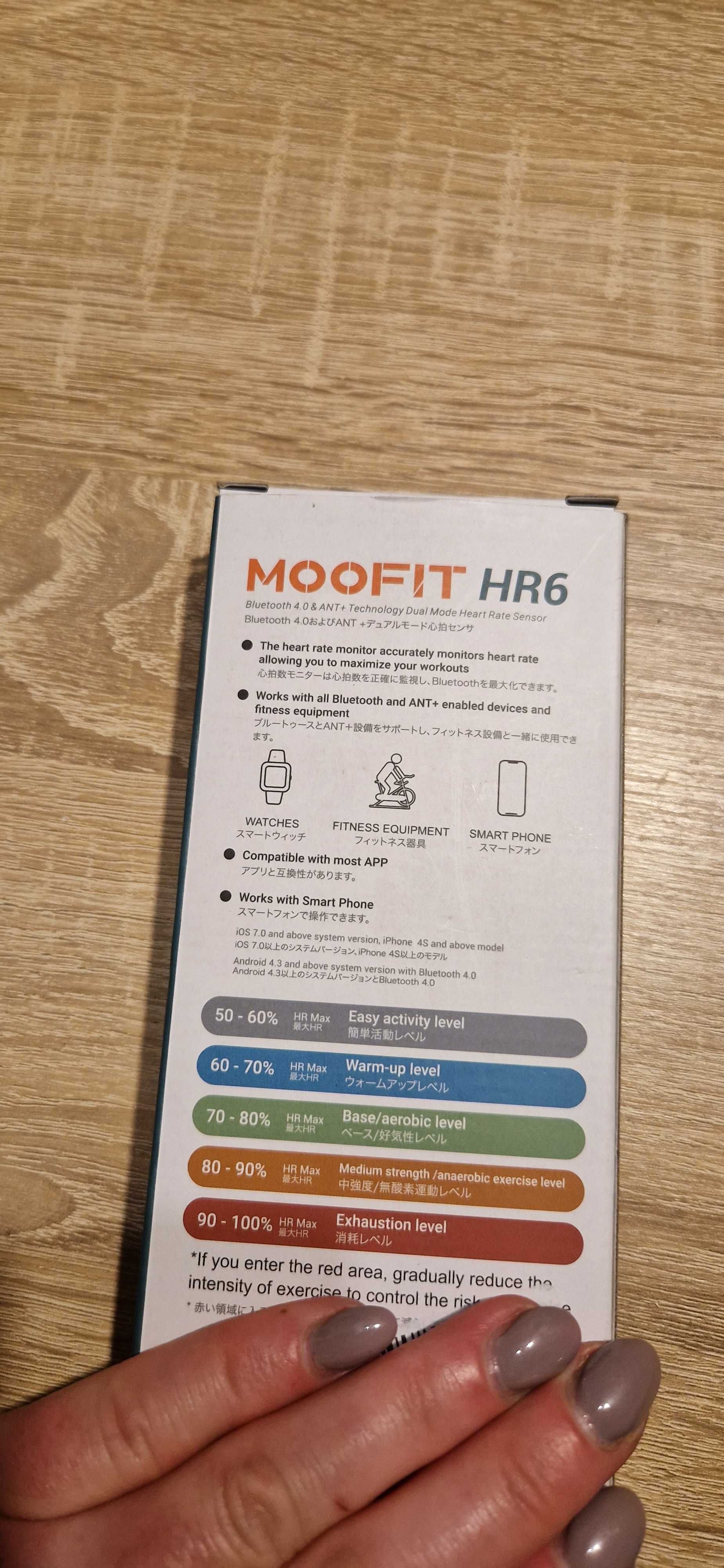 Pulsometr Moofit HR6