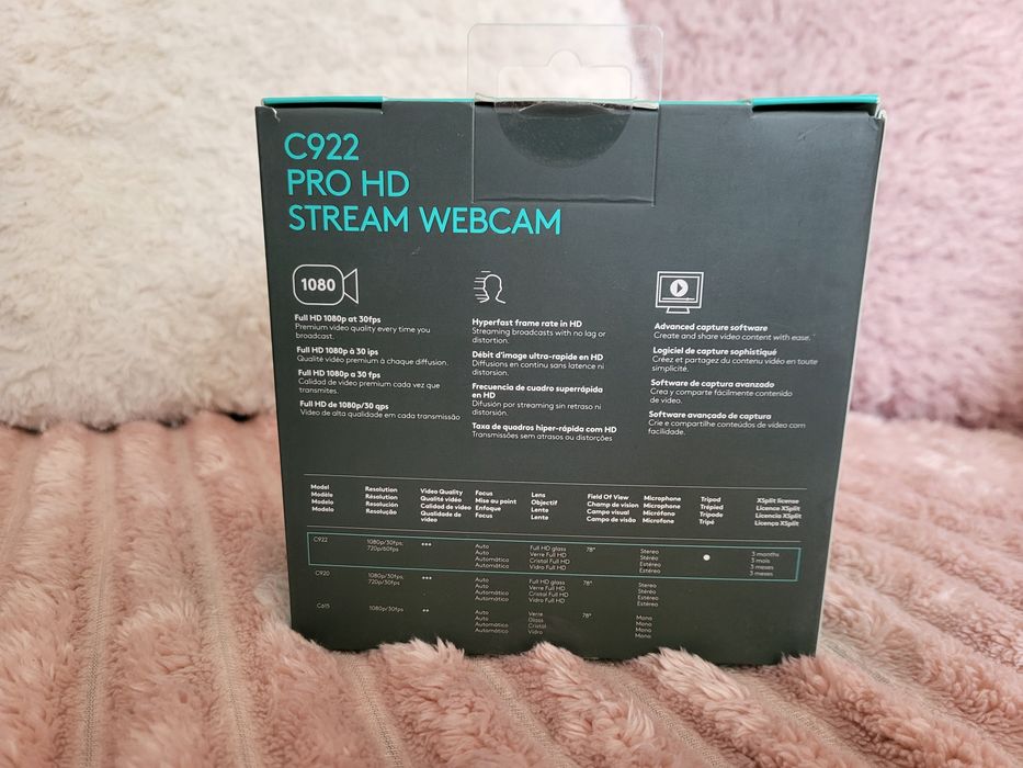 Камера Logitech C922 Pro HD Stream Webcam.