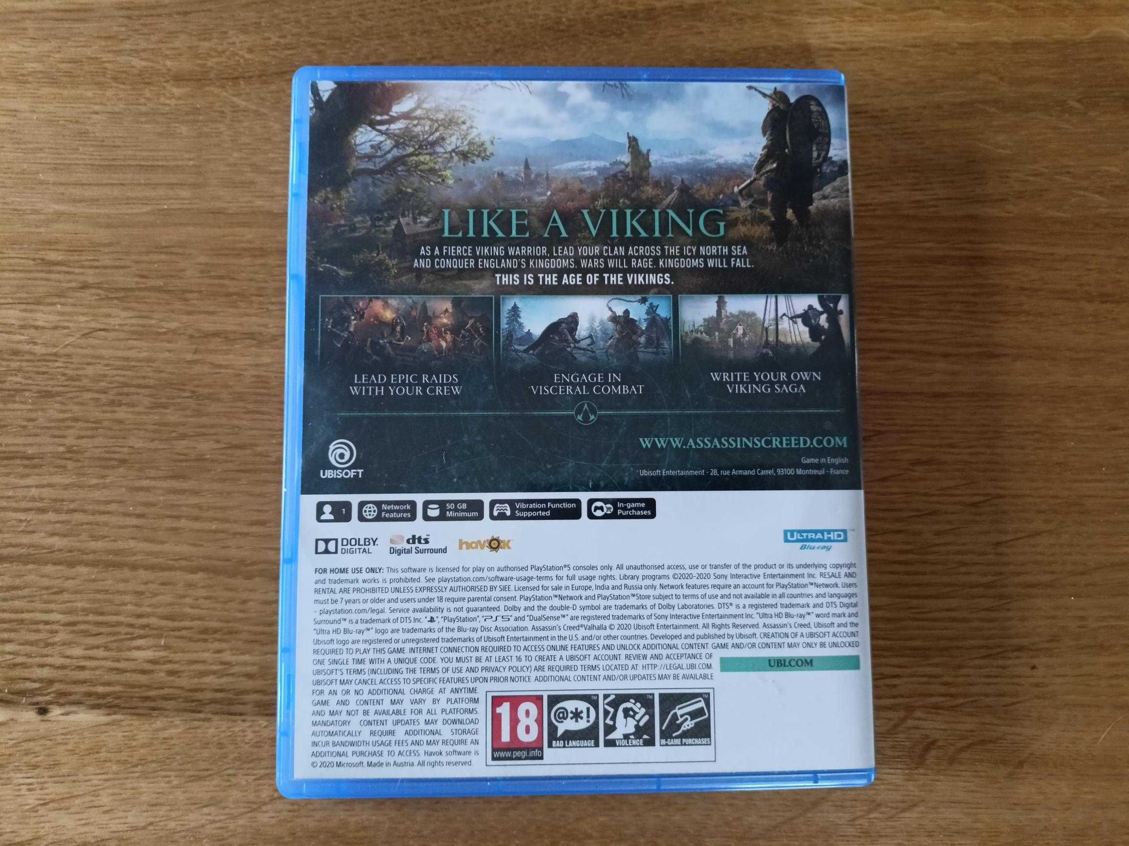 Gra PS5 PlayStation 5 Assassin's Creed Valhalla PL