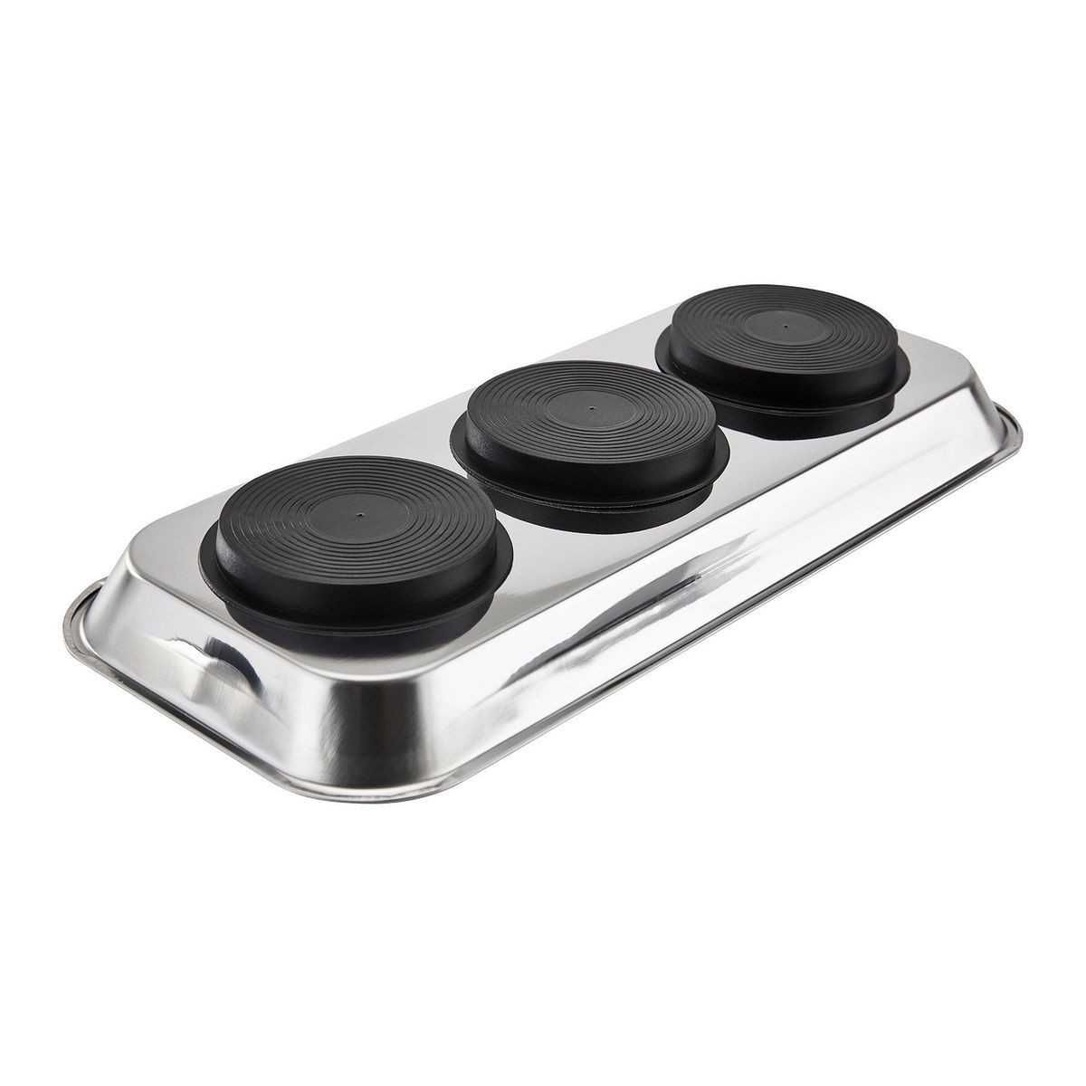 Bandeja magnética para peças tripla 158x358 mm