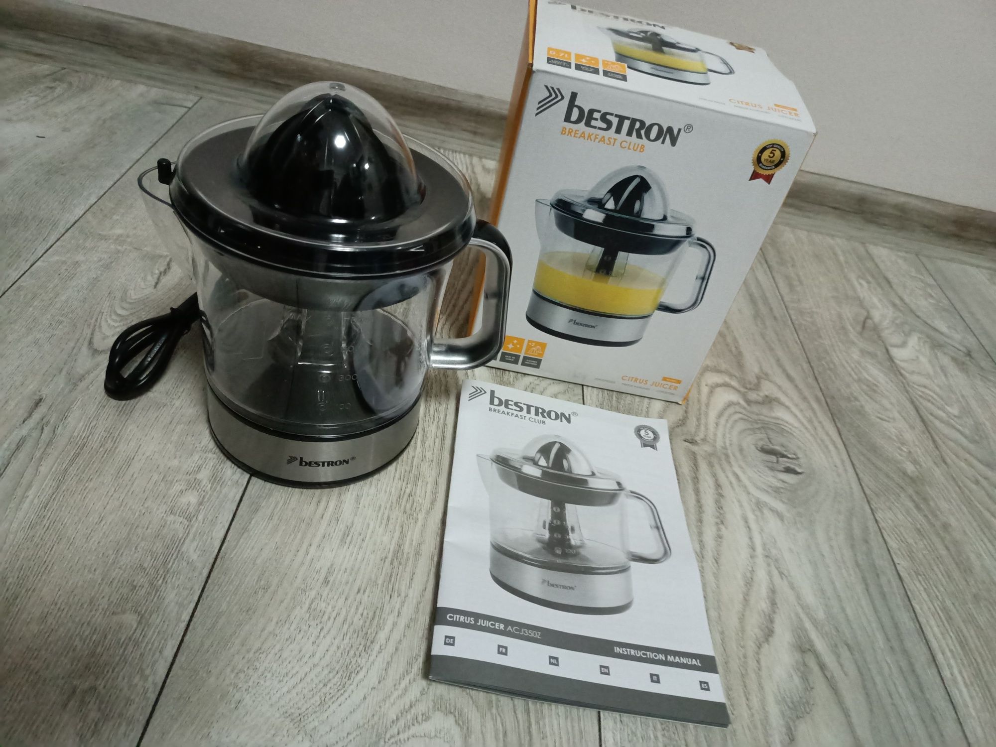 Wyciskarka do Cytrusów Srebrny