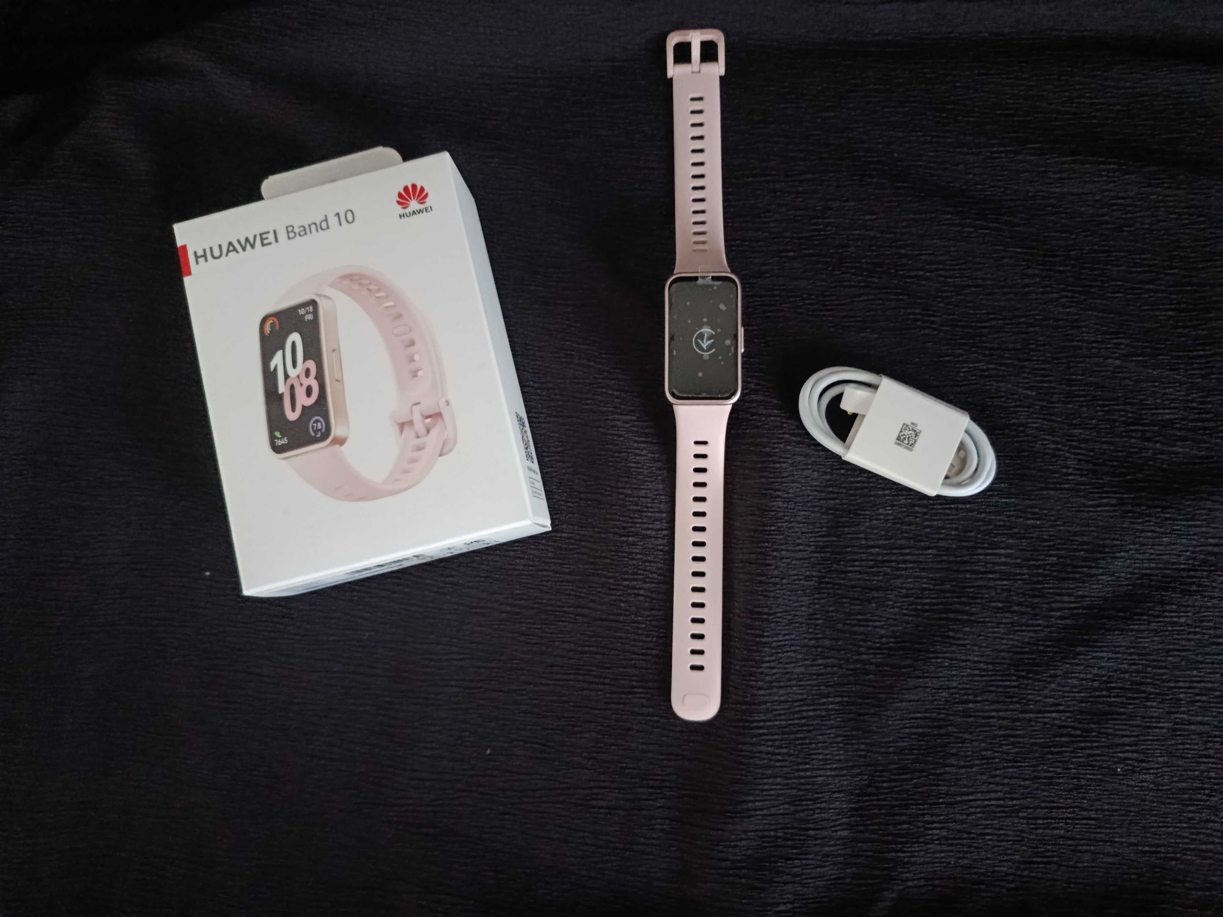 huawei band 10 różowy