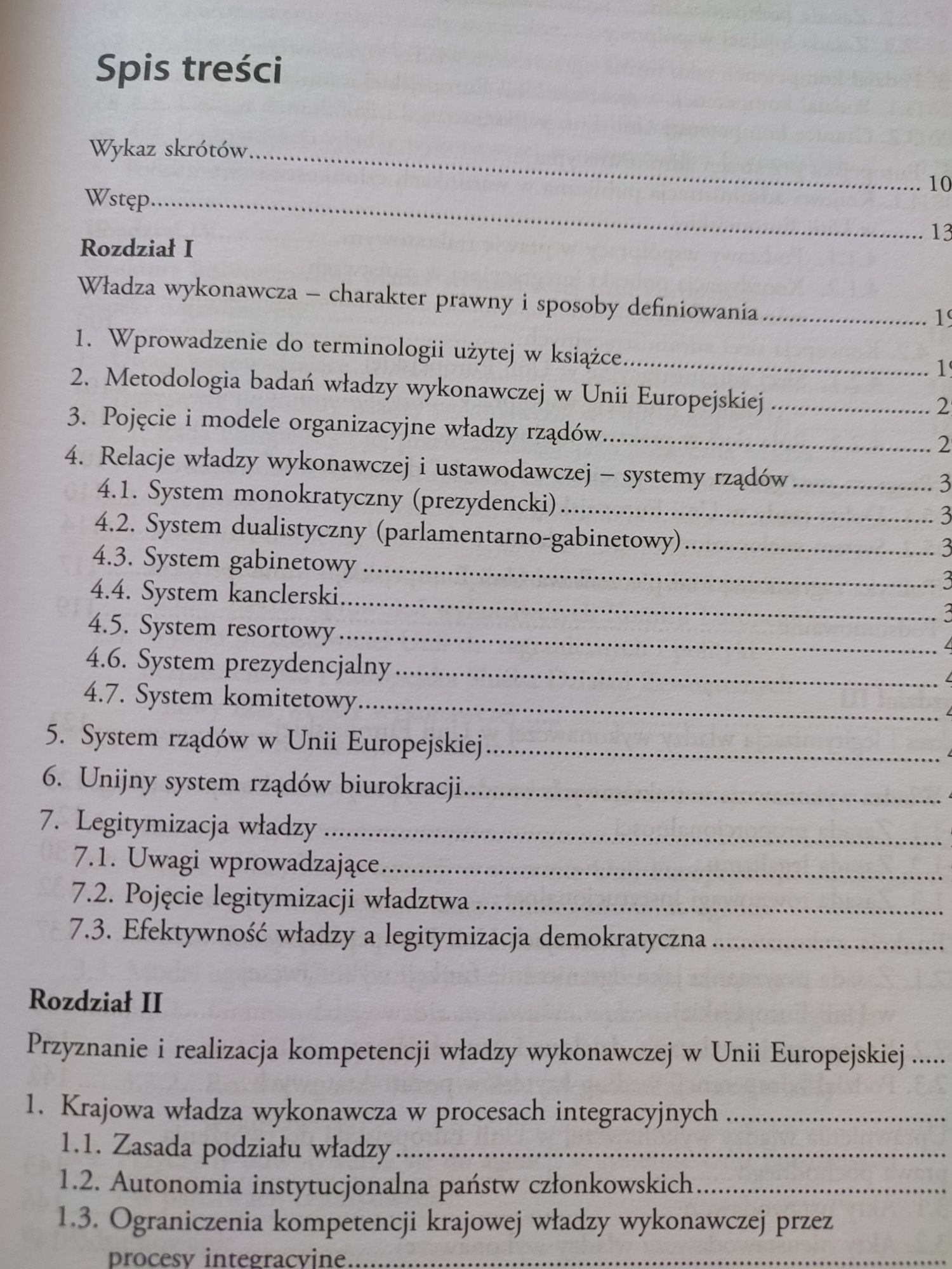 Władza wykonawcza w systemie Unii Europejskiej