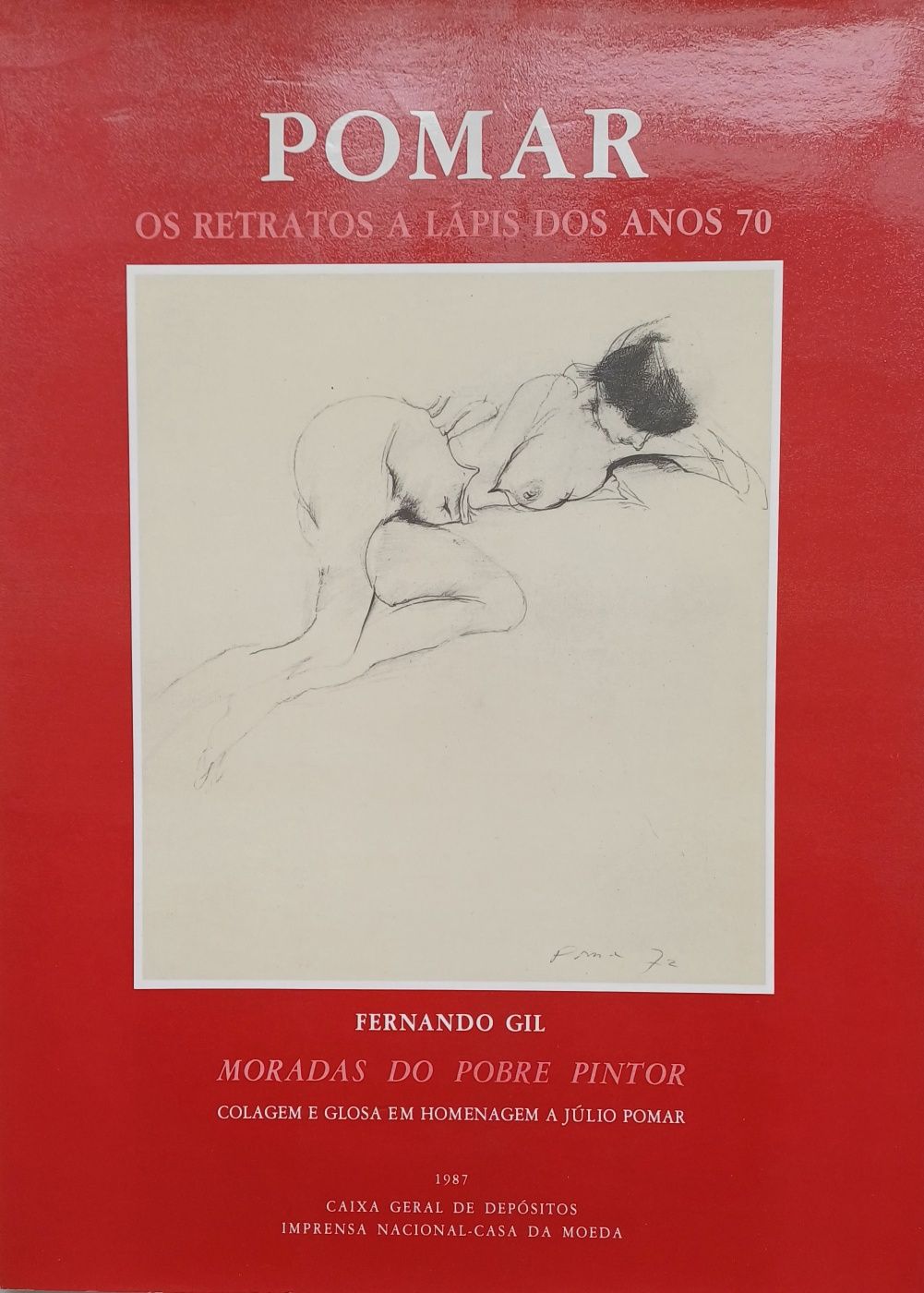 Pomar Júlio Fernando Gil Retratos a Lápis Anos 70