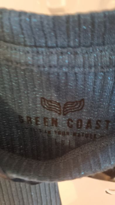 Camisola azul com brilhos da Green Coast-EL Corte Inglés