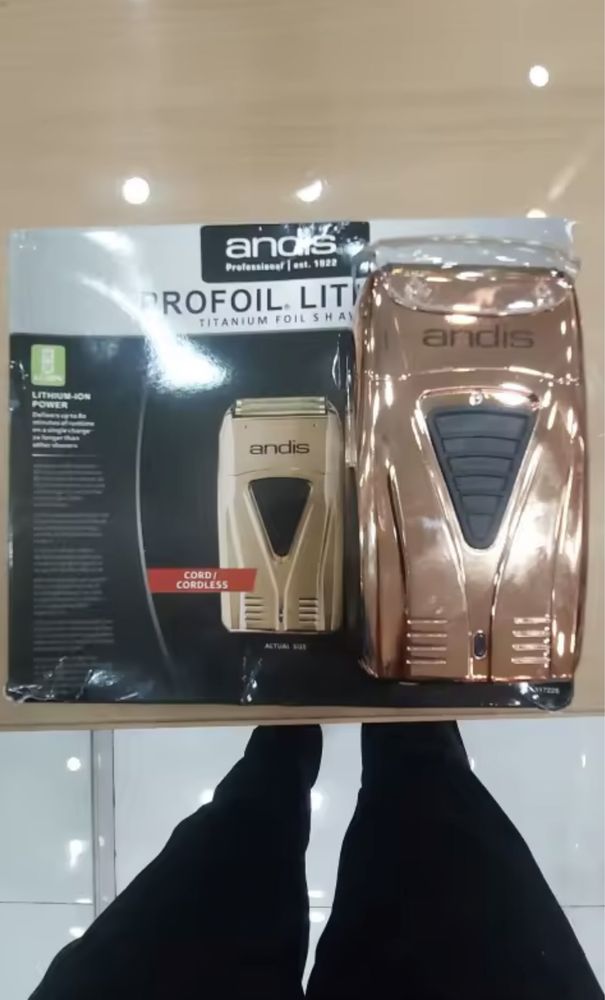 Shaver Andis original na caixa