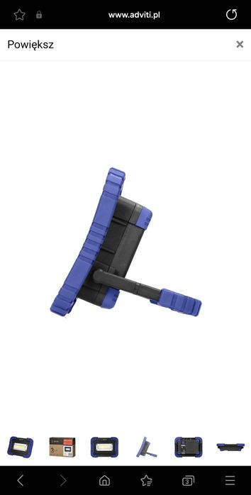 Naświetlacz LED adviti robotix slim NOWY