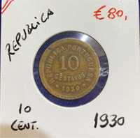 Moeda 10 Centavos 1930