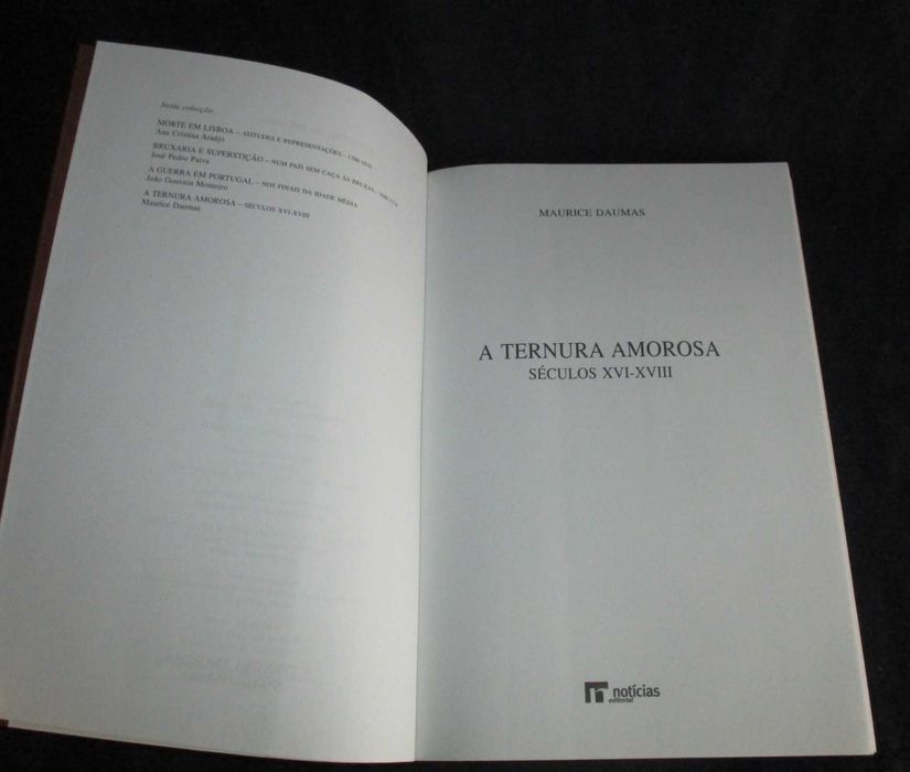 A ternura amorosa Século XVI-XVIII Maurice Daumas