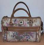 Torba podróżna Leisure vintage motyw kwiatowy damska Stan Bdb+