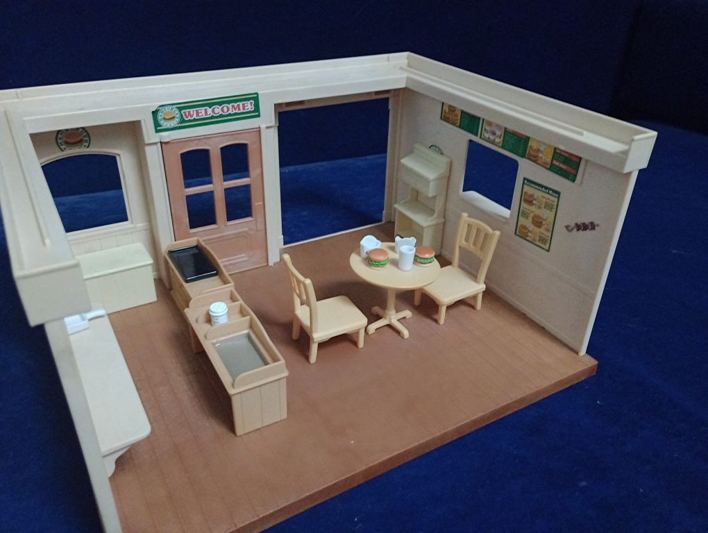 Sylvanian Families hamburger restaurant