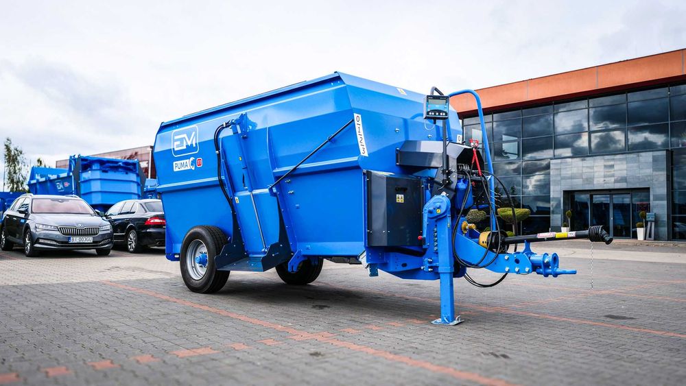 Wóz paszowy poziomy EUROMILK PUMA 11 HD (11m3) Dostępny od ręki