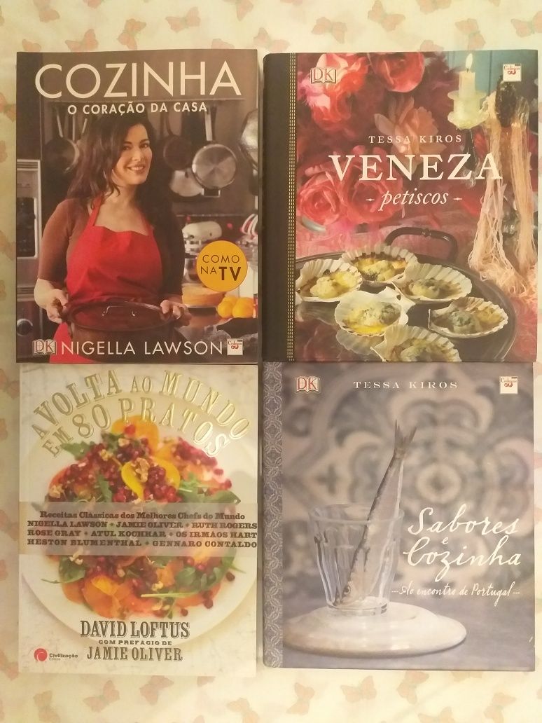 Livros Culinária*Coração da Casa Nigella Laws*Sabores Cozinha*A Volta