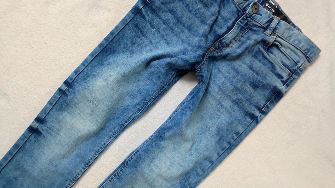 Spodnie jeans r.152-158 miękki że strachem super