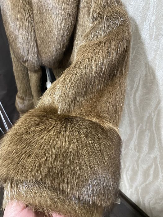 Шуба из нутрии и песца