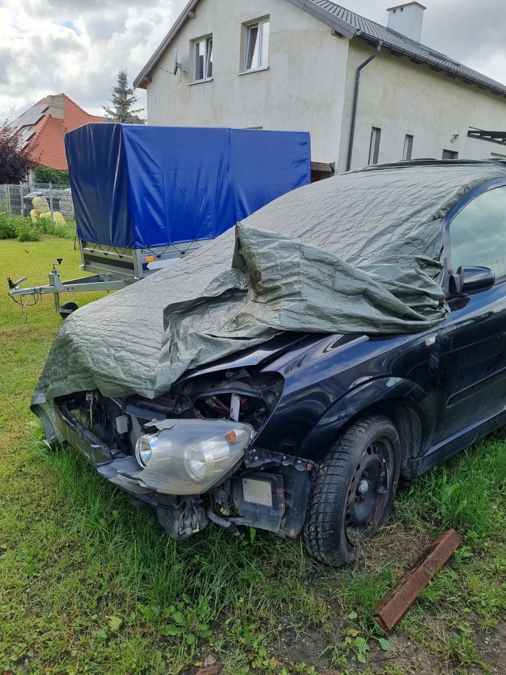Wrak, samochód po wypadku