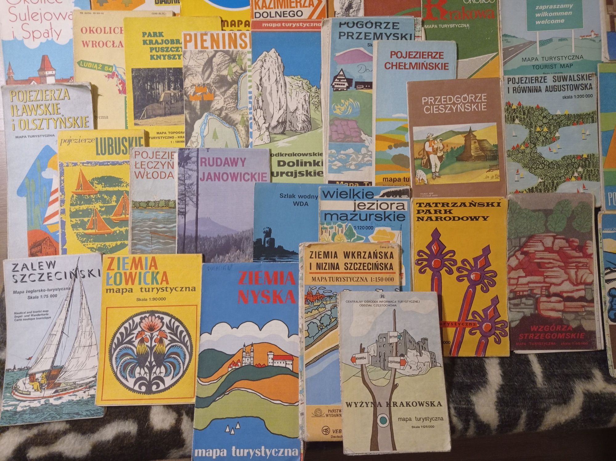 Mega mix polskich map turystycznych