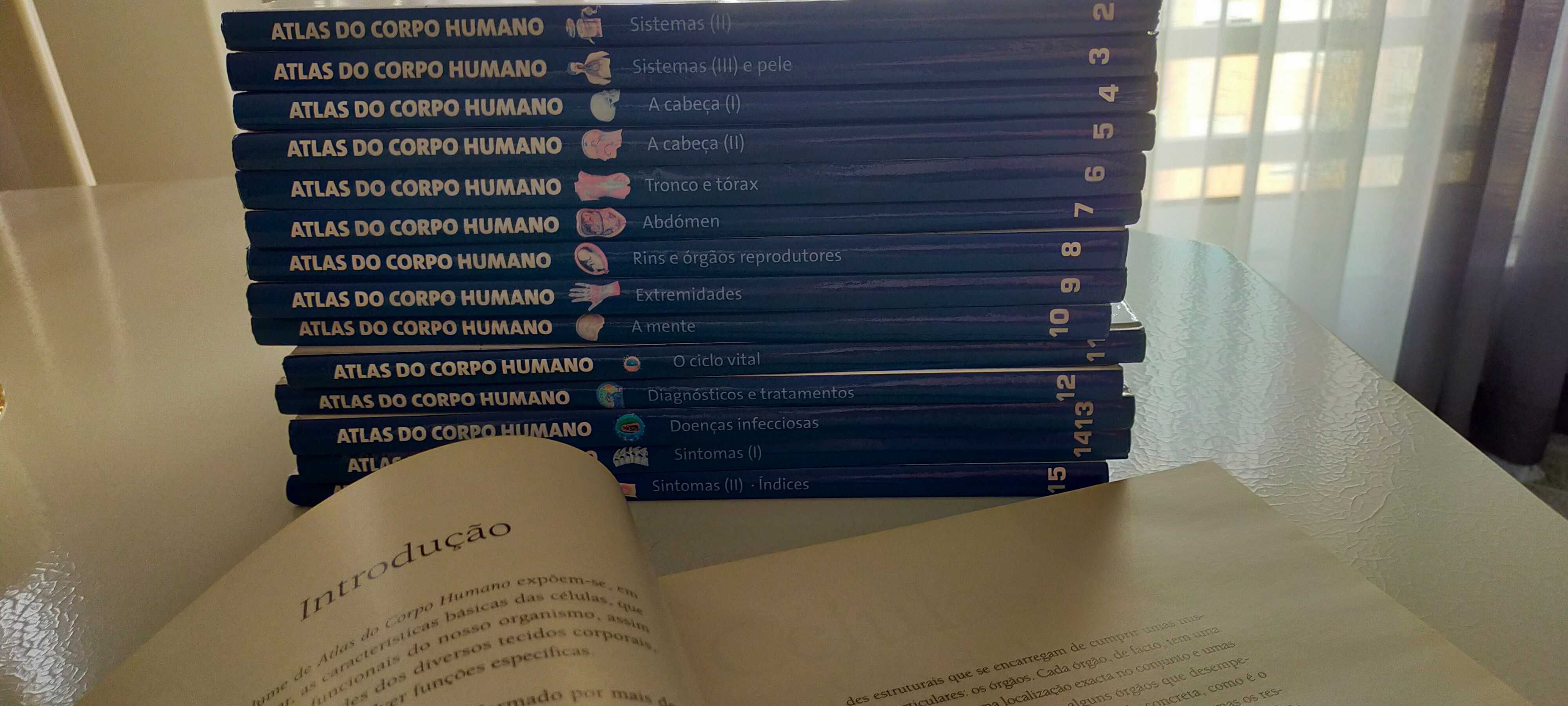 Coleção Atlas do Corpo Humano - 15 Livros