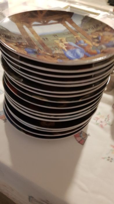 Prato decorativo de coleçao de natal