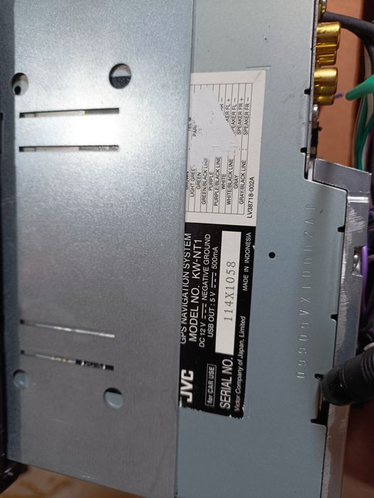 Автомагнітола JVC GPS Navigation System KW-NT1