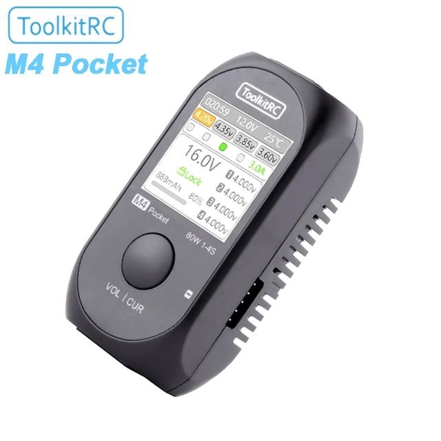 Зарядне xt30 xt60 fpv toolkitRC m4 packet в плівці (mobula, meteor)
