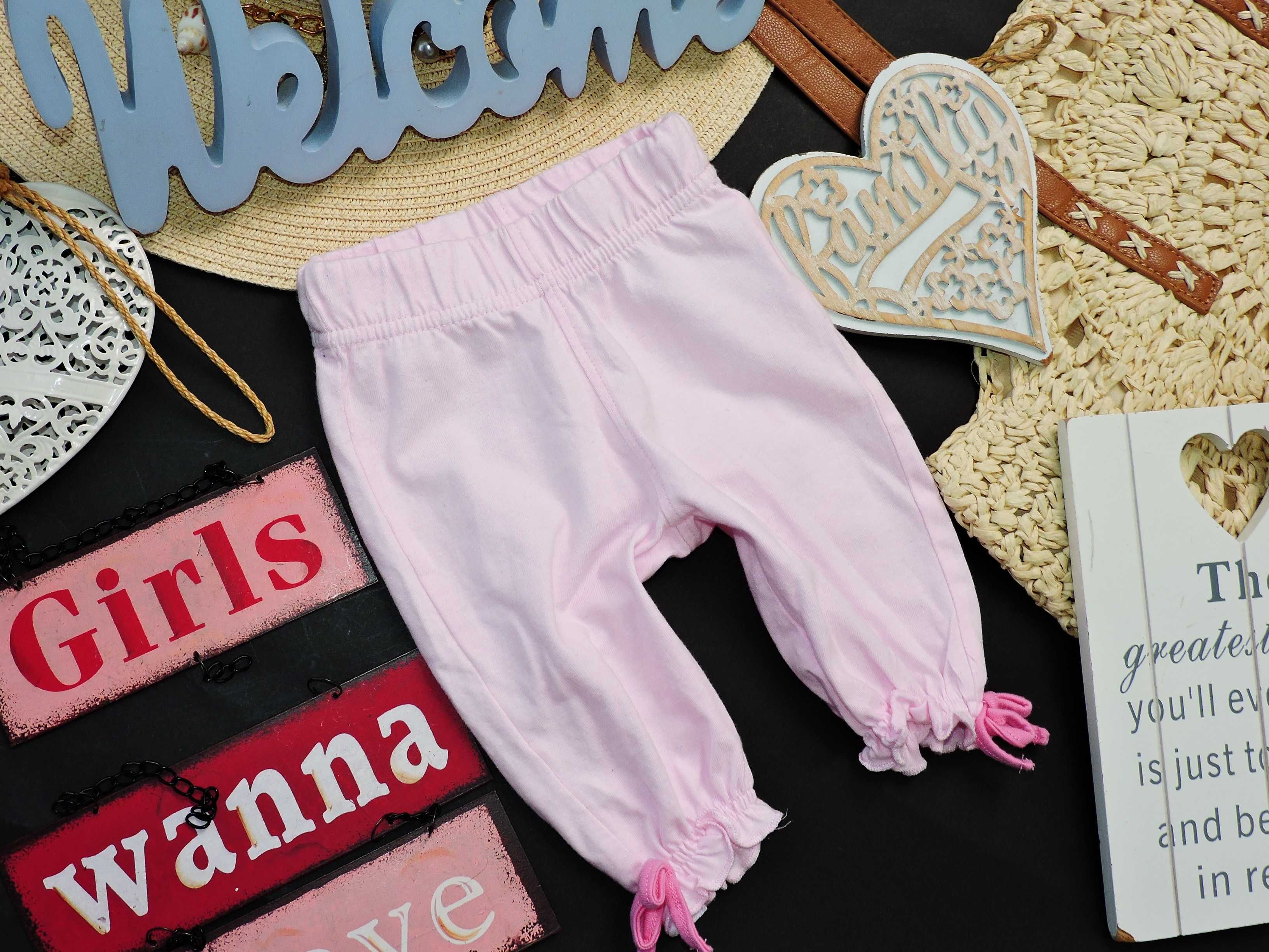 Disney - bawełniane spodnie pumpy , pink r 68