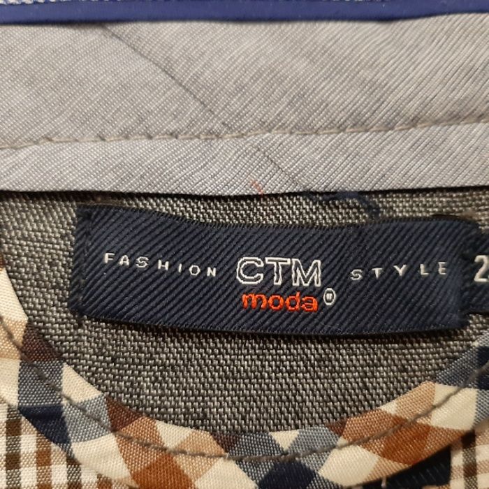 Spodnie CTM-moda męskie mały rozmiar 29 szare