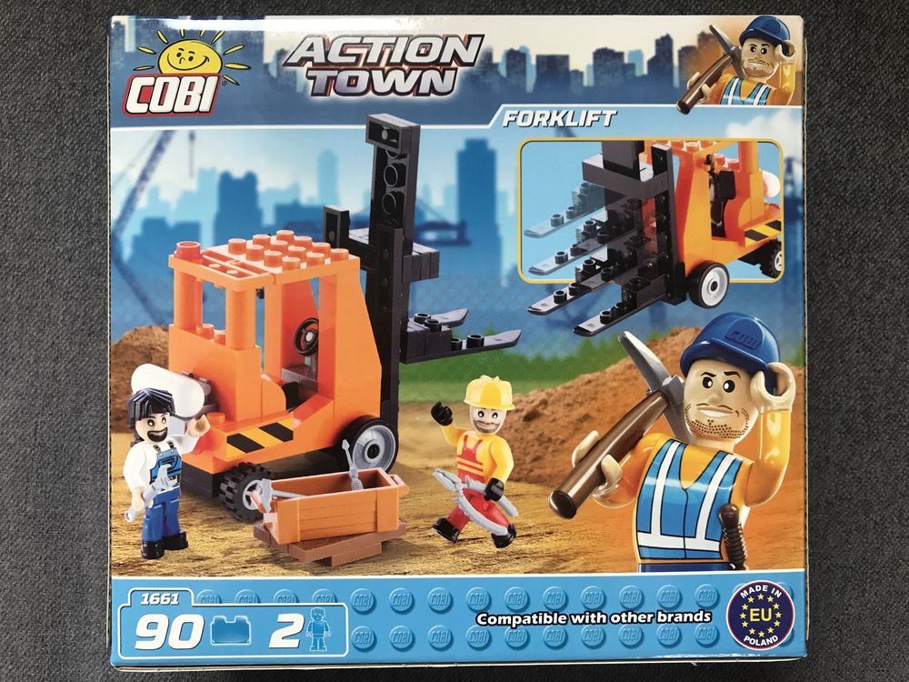 Klocki cobi 1661 Forklif Action Town