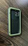 Вологозахисний протиударний чохол LOVE MEI Metal для iPhone 12 Army Gr