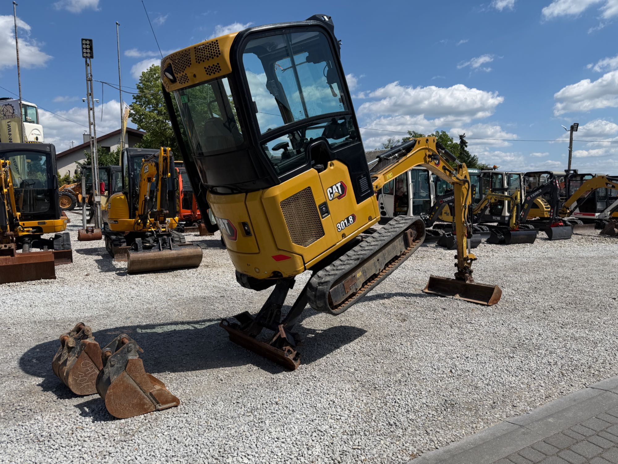 Mini koparka CAT 301.8  z 2020r. 3 łyżki 1,8 tony 1 WŁ Salon POLSKA