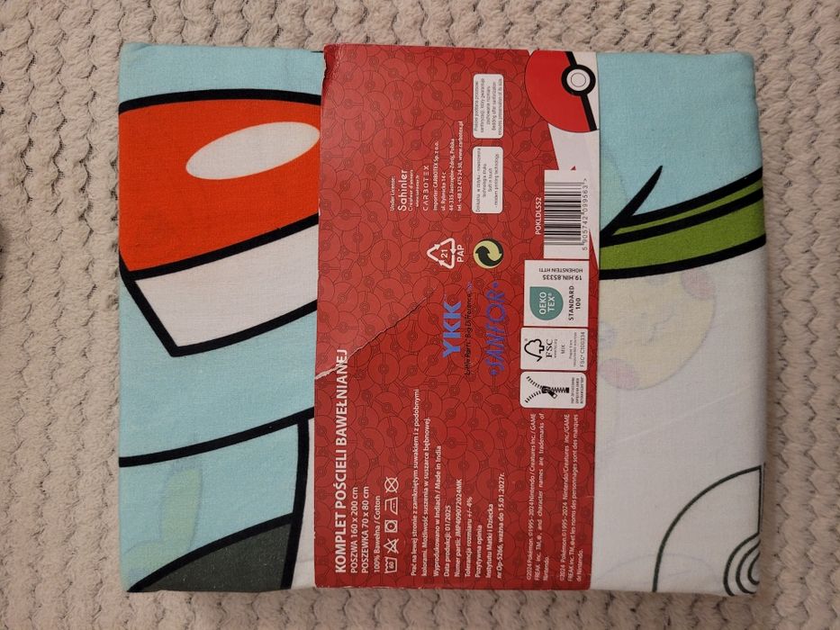 Komplet pościeli Pokemon