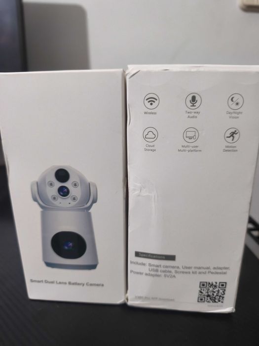 CCTV câmara Smart dupla lente