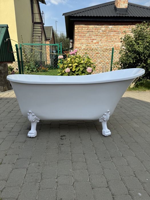 Ретро ванна 159 см ванна окремостояча фотозона (00154+)