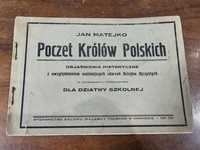 Przedwojenna Książka - poczet Królów Polskich dla Dziatwy Szkolnej