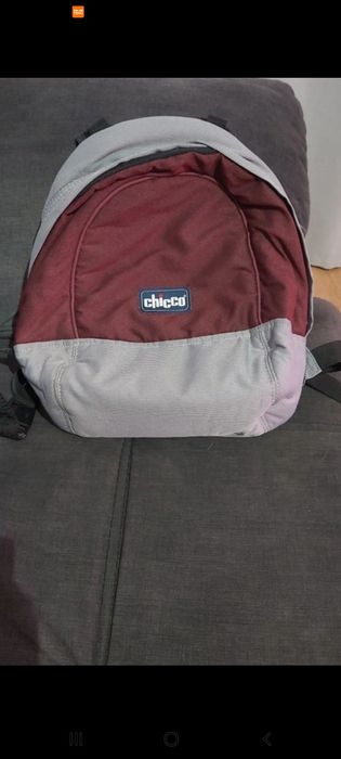 Alcofa da Marca Pré-Natal e mochila da Chicco