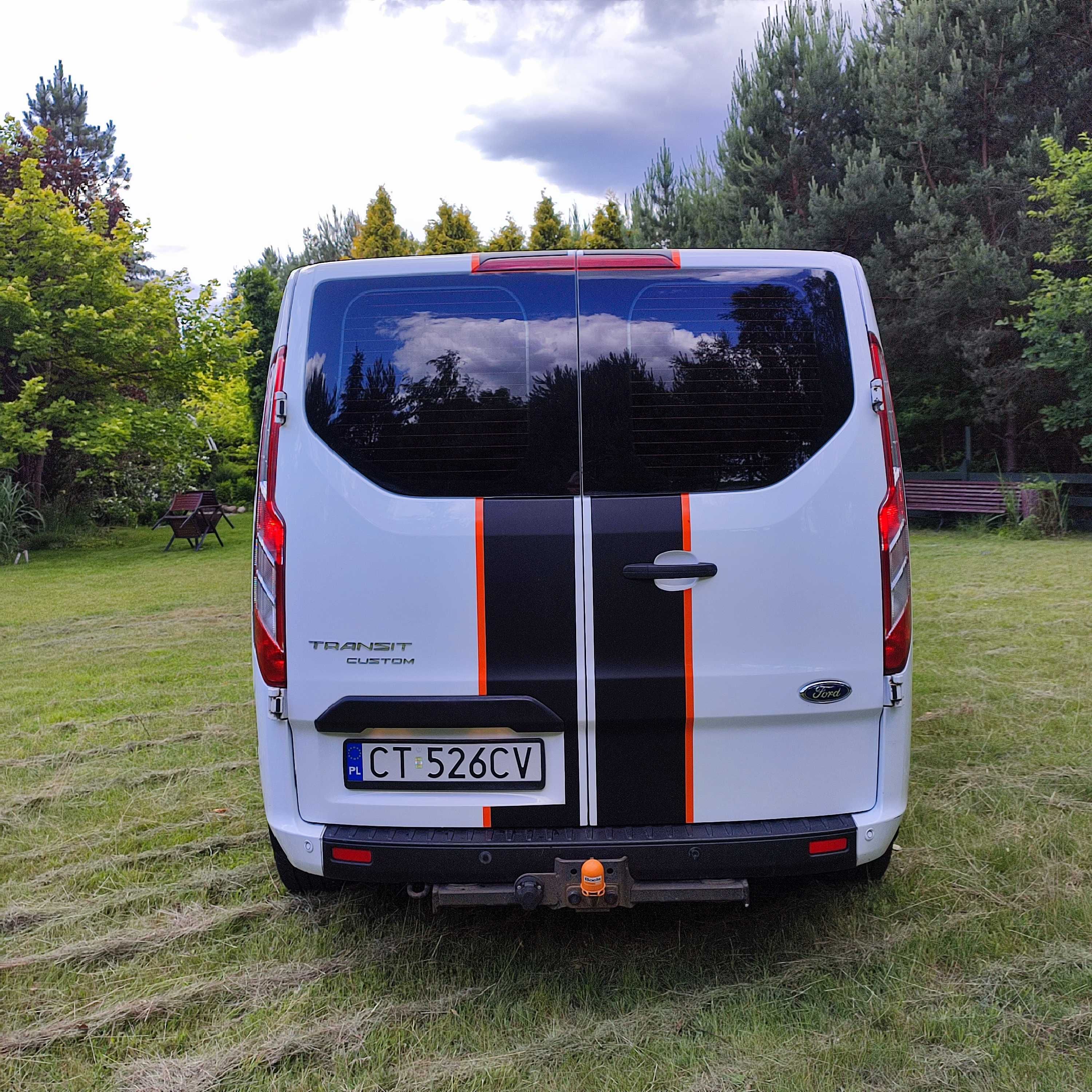 Ford Transit Custom long L2 Brygadówka Doka 6-miejsc