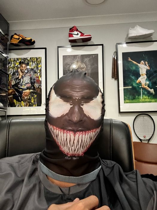 Страшная детская маска на голову симбиот Venom marvel монстр Веном