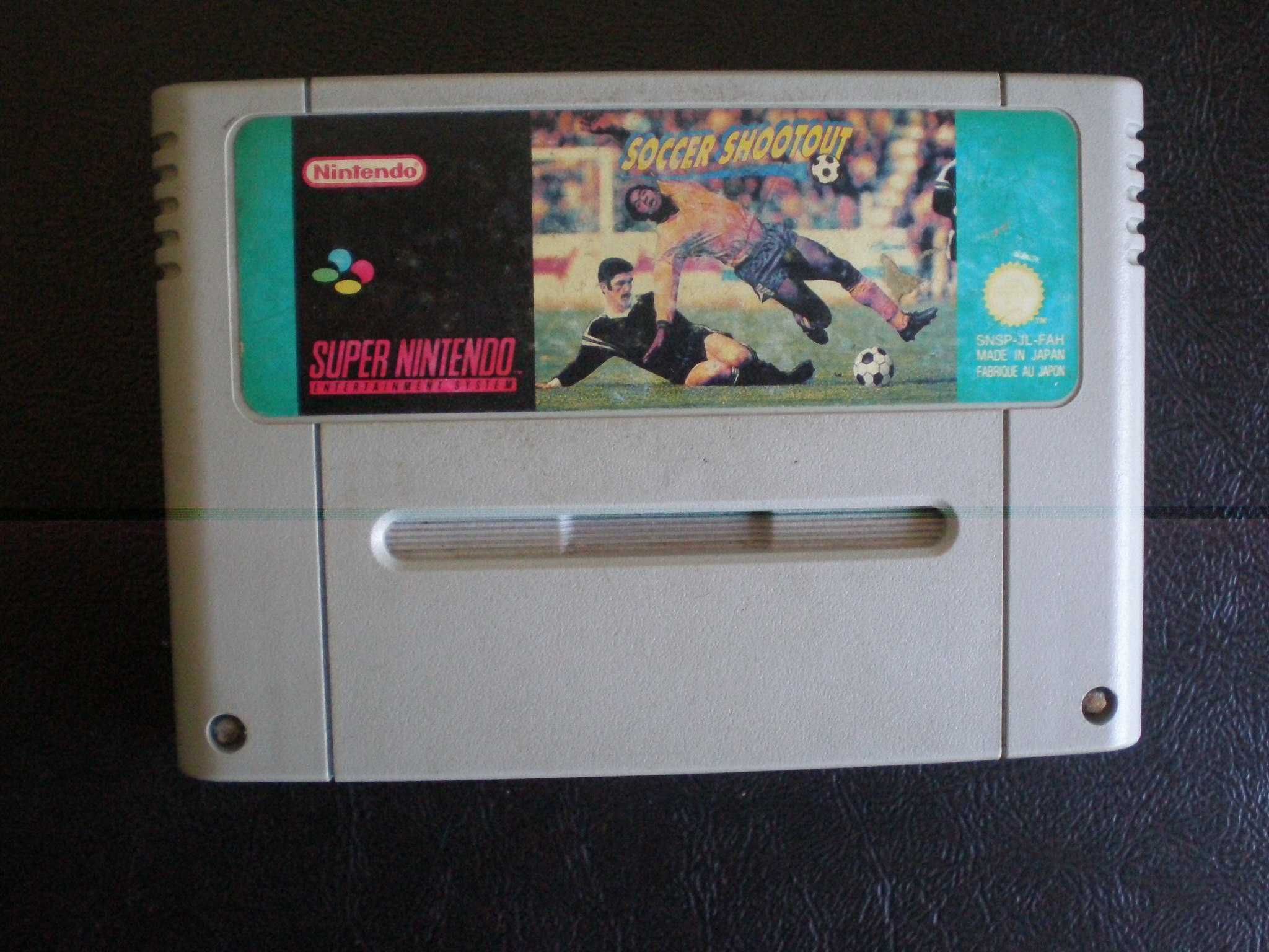 4 jogos Nintendo Super Nintendo - Kick Off European Super Shootout NBA