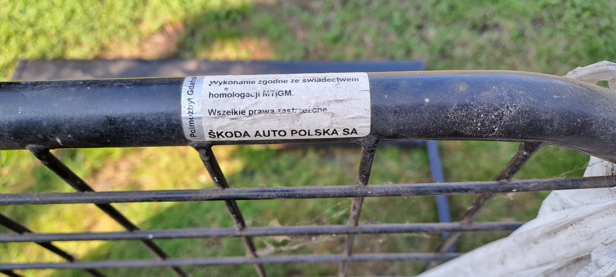 Ściana grodziowa Skoda Roomster 2008